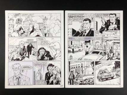 Martyn Mistére - Programma "multilife" - 2 tavole originali  - Page volante - (2004) | Catawiki