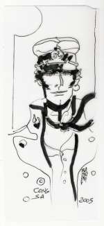 Corto Maltese - Stefano Babini - original sketch - Loose page - (2005) | Catawiki