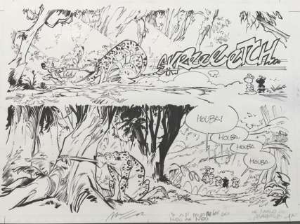 Munuera - Dessin original - MarsupilamiÂ  | Catawiki