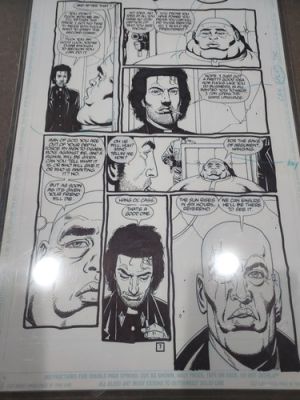 Steve Dillon Preacher Original Art