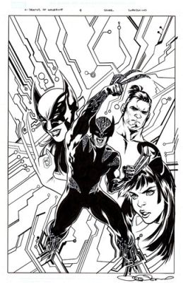 EMANUELA LUPACCHINO - Tavola originale X - Death of Wolverine #4 Cover | eBay Europe (Buy It Now)