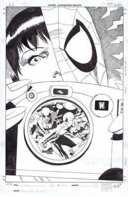 Spider-Girl 24 Cover Original Art by Pat Olliffe and Al Williamson | eBay US