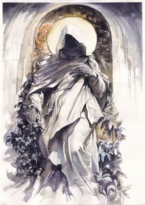 Ito | Dark Souls Cover Study Painting | Kirby’s Comic Art