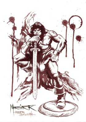 Conan The Barbarian After John Buscema – Wine Art – | Corner4art