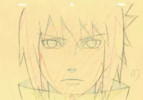 Kishimoto Masashi - Naruto | 2793 – Naruto Shippuden – Sasuke – correction genga | La Galerie de la Bande Dessinée