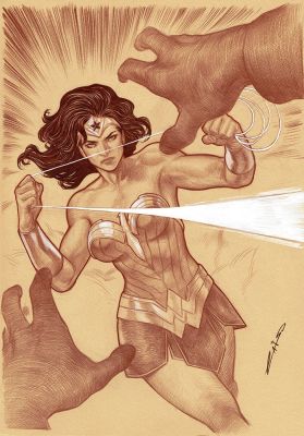 Emilio Laiso | Wonder Woman Illustration | Kirby’s Comic Art