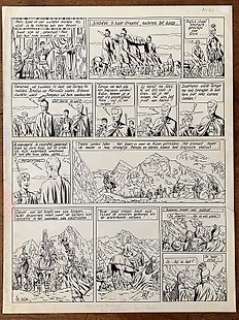 Martin, Jacques - Planche originale - Alix T1 - Alix l’Intrépide - (1956) | Catawiki