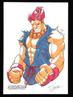 Streefighter: Akuma - an original artwork by Jack Lawrence. | Ewbank’s