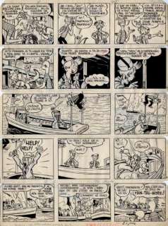 Jijé | Spirou et Fantasio - Les chapeaux noirs - Spirou et les hommes-grenouilles | Millon