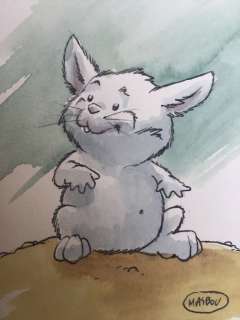 Masbou - Dessin original couleur - De Cape et de Crocs | Catawiki