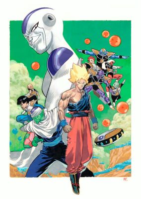 Dike Ruan | Dragon Ball Z Illustration | Kirby’s Comic Art