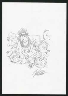 Topolino #3257 - Giorgio Cavazzano - preliminare di copertina originale "Chef Paperacciuolo" - Loose page - (2018) | Catawiki