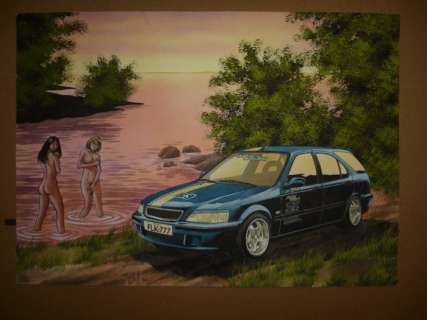 Osi, André | Original drawing in colour | Catawiki