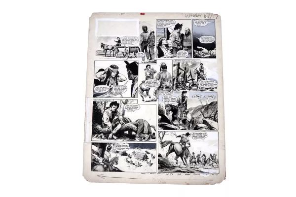 Lot 284 - Artwork for Wells Fargo by Don Lawrence | misc / divers