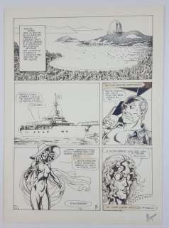 Magnus - Tavola Originale "Vendetta Macumba" - Firmata - Loose page - (1979) | Catawiki