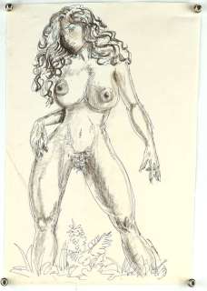 Cavewoman - an original Nude Cavewoman artwork by Budd Root (Budd Root, 1990s). | Ewbank’s