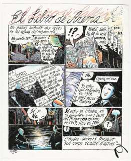 MuÃ±oz, José - Planche originale couleur - El Libro de Arena - (1991) | Catawiki