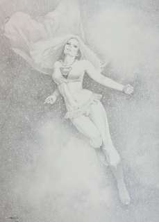 Eric Torres - Signed Origin. Illustr. "Supergirl" - Loose page - First edition | Catawiki