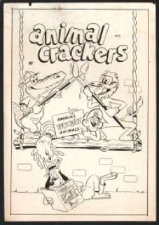 Animal Crackers Comic Cover Proof | DTA Collectibles