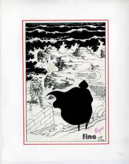 Magnus 24/69 - Necron - tavola origin. splash page + cofan. 7x vol. - Softcover - First edition - (1981) | Catawiki