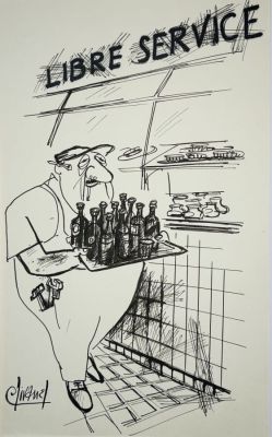 Clivanel, Philippe... | Lot 29 - CLIVANEL, Philippe Vallancien, dit. « Libre-service... | Art Valorem
