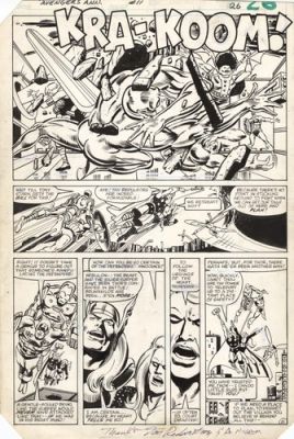 Original art Avengers Annual #11 by Al Milgrom, page 21, year 1982 | eBay Europe