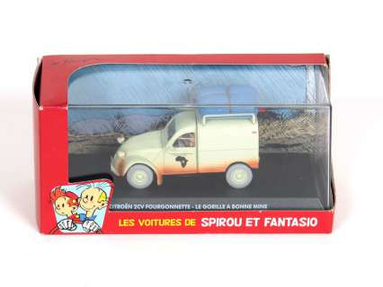 Franquin | ATLAS : Spirou, véhicule 1/43e, 2006-08 : 2CV, le… | Banque Dessinée