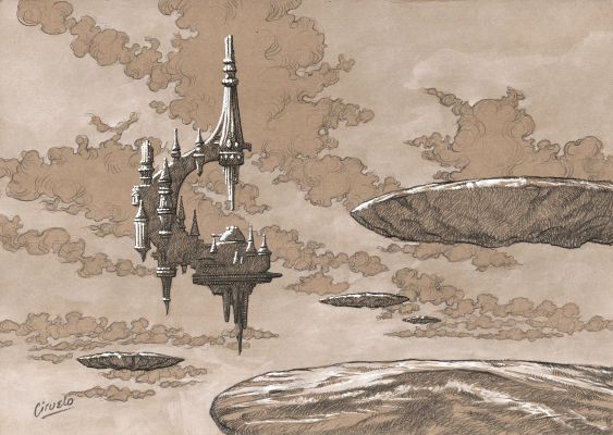 Serra’s Sanctum 8 ( Magic the Gathering) D-397-8 | Corner4art