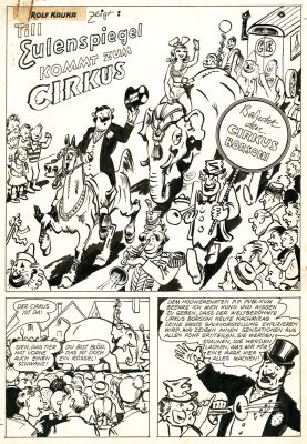 Dorul Van Der Heide | Till Eulenspiegel kommt zum Cirkus | Galerie Laqua