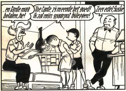 Suske en Wiske - De zingende zwammen / Les Champignons chanteurs - Originele pagina - (p.16) - met luxe groot formaat hc - (1960/2020) | Catawiki