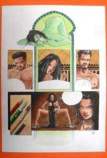 Topaz - Planche de garde originale en couleur - Paru dans la revue Bédé adult | Catawiki