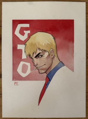 G.T.O. - Eikichi Onizuka - Dike Ruan - Original Art Commision | eBay Europe (Buy It Now)