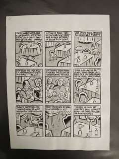 Seth - Planche originale - La Confrérie des cartoonists du grand nord - (2011) | Catawiki