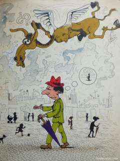 DIBUJO ORIGINAL FIRMADO J. BARCA. (JAVIER BARCÁIZTEGUI) EN 1982 | todocoleccion (Buy It Now)