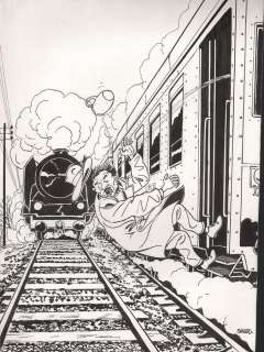 Savard | Illustration Ã  l’encre de Chine représentant un … | Banque Dessinée