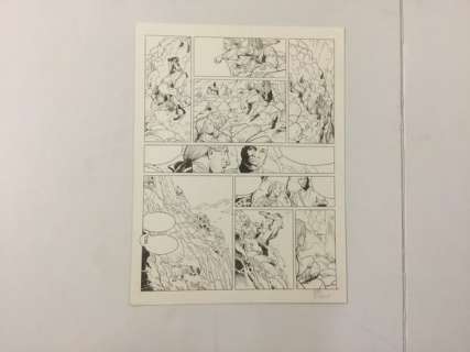 Bourgne, Marc - Planche originale - Barbe Rouge T33 - Le Chemin de l’Inca - (2000) | Catawiki