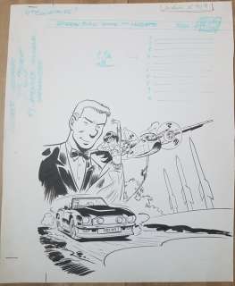 Maltaite, Eric - Dessin original - 4ème de couverture - 421 - (1990) | Catawiki