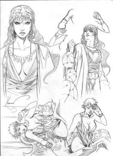 Xavier, Philippe | Pencil illustration  - Croisade | Catawiki