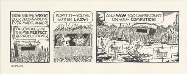 R.F.D. Original Ink Daily Newspaper Comic Strip Art Signed Marland 2005 204 | eBay US (Buy It Now)