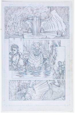 Olortegui Aquaman: The Becoming 1 pg 18 Deluge First page appearance ever-sister | eBay US