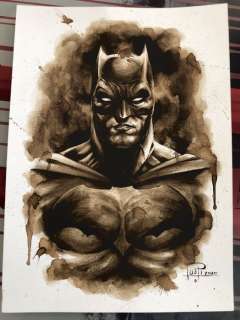 Original Coffee Painting - BATMAN - Original Art (2020) | Catawiki