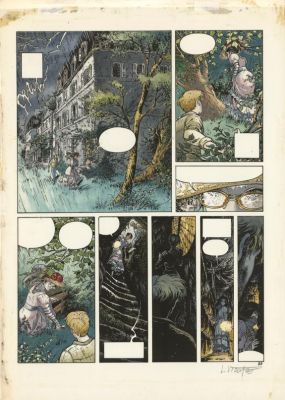 Laurent Vicomte | Bleu de mise en couleur pour la planche n°27 - L’Appel - Sasmira | Daniel Maghen