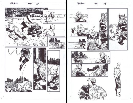 Doc Shaner | DEADPOOL ANNUAL 2013 PAGES 27-28 | Doc Shaner