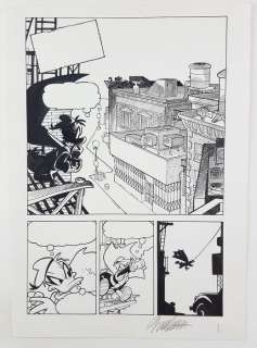 Giorgio Cavazzano - Tavola d’Apertura "Paperinik: Tomorrow’s Farming" - Firmata - Loose page - First edition - (2016) | Catawiki