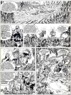 Paape, Eddy - JOHNNY CONGO Planche originale à l‘encre de Chine n°37, extraite