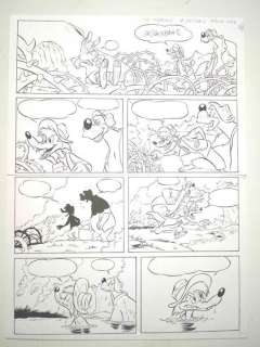 Bas Heymans - 4 Originele pagina’s - Compleet verhaal - Broer Konijn - "Brand" | Catawiki