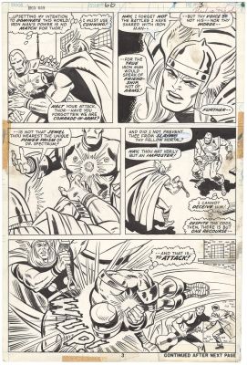 George Tuska | Iron Man #66 p3 (Key Issue) | Nostalgic Investments