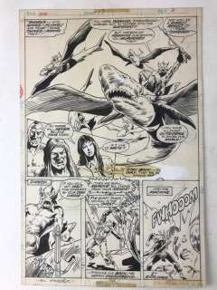 Ka-Zar - A Shark on the Wind! - Loose page - First edition - (1976) | Catawiki