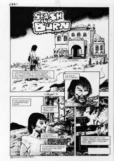 Richard Corben | SLASH & BURN pgs 22-23, Plague, Signed, 12x16 Pandemic Horror | High Quality Comics