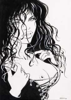 Dany | Illustration Ã  l’encre de Chine et Ã  la gouache … | Banque Dessinée